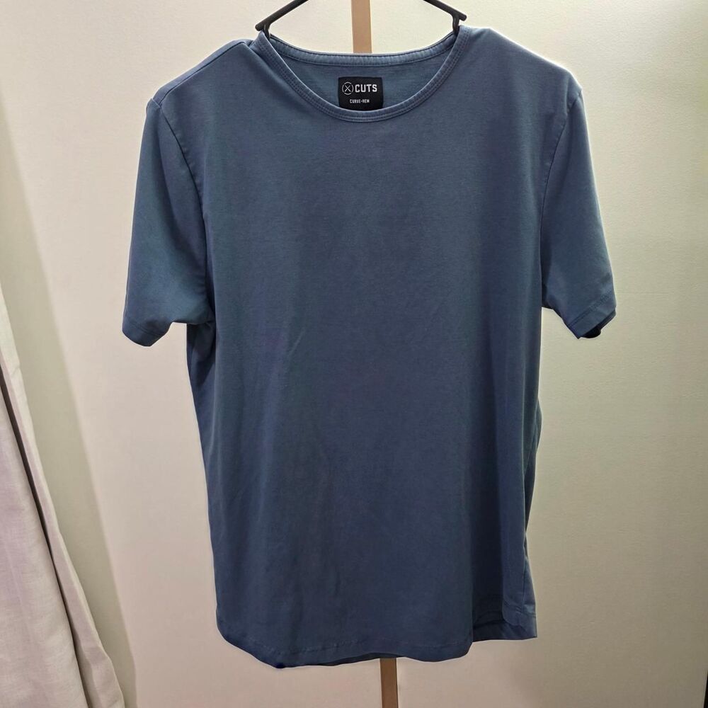 Cuts Men's Blue T-shirt
